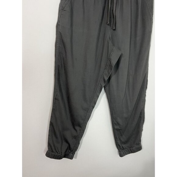 Point Sur by J. Crew Gray Jogger 100% Cotton Elastic Waist Lounge Pants Size 8 - Picture 7 of 11